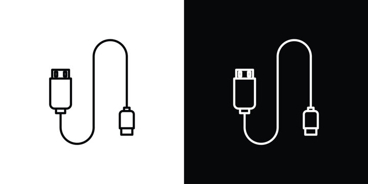 USB cable icon
