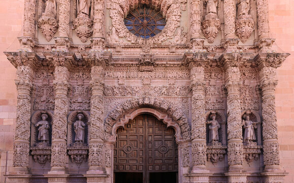 Cathedral Our Lady of the Assumption of Zacatecas, Catholic Basilica in Zacatecas historic center.