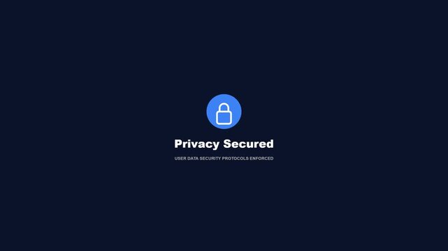 Privacy Preferences and Legal Consent UI Form Animation Dark Theme