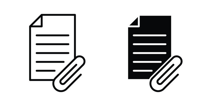 Attach document icon
