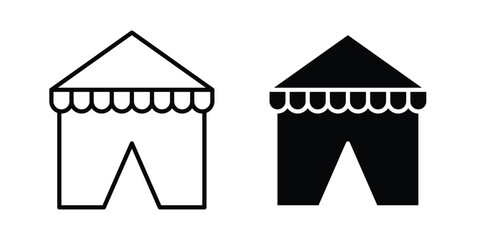 Circus tent icon © Rajes