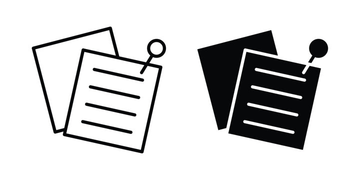 Sticky notes icon