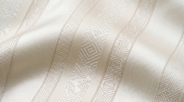 South korean pattern luxury silk fabric texture background with traditional seamless background