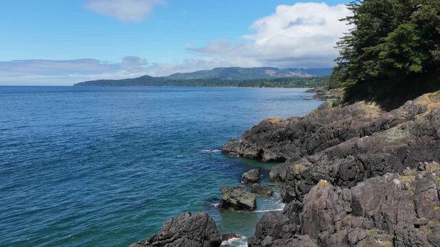 Stunning Pacific Ocean Views From Otter Point, Vancouver Island, British Columbia, Canada