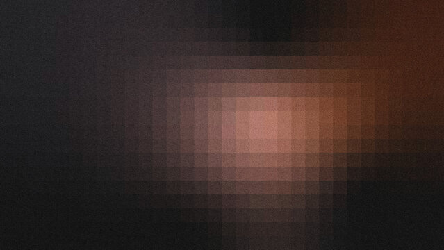 Textured abstract backdrop with horizontal grid layers, grainy noise texture, smooth gradient shifting from deep black left to warm copper brown right.
