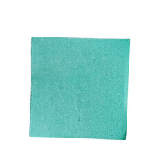 Fototapeta premium Abstract geometric green square pattern background with torn paper and crafted card design