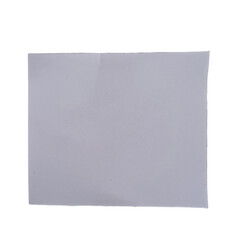 Fototapeta premium Abstract gray gradient square shape with torn paper and crafted card design