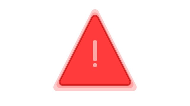 Abstract Emergency Strobe Light Flashing Animation Background