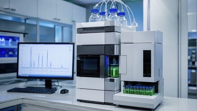 HPLC System for Ashwagandha Herbal Extract Analysis in Modern Laboratory
