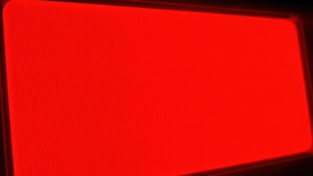 Bright Red LED Light Panel Screen Texture for Studio Background