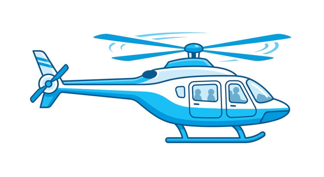 Summer travel helicopter flying for tourist aerial tours
