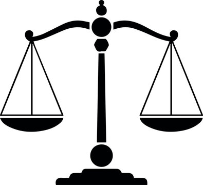 Balance Scale Symbol for Decision Making and Comparison