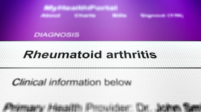 Generic Health Portal with Oral Mouth Diagnosis - Rheumatoid arthritis