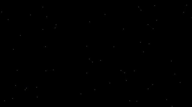 Abstract Microscopic Visualization of Quantum Entanglement Particles Floating in Dark Void Space