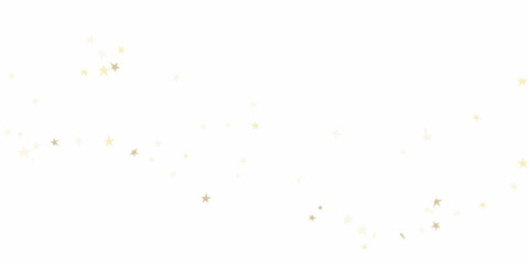 diagonal trail of scattered golden stars on white background star astronomy cosmic space vector illustration pattern © Dibyendu