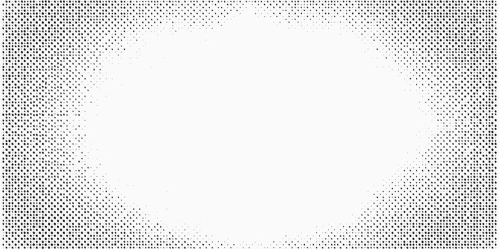 dot pattern with textural gradient effect monochrome black white abstract background frame border dots design graphic