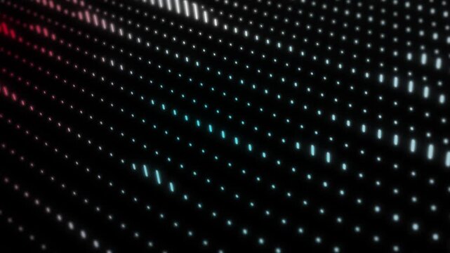 Multicolor 3D Spectrum Waveform Particle Background Animation