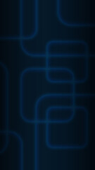 A subtle, minimal vertical tech backdrop featuring a pattern of dark blue geometric square segments lightly overlapping against a midnight blue gradient background. © Crazy Monday Studio