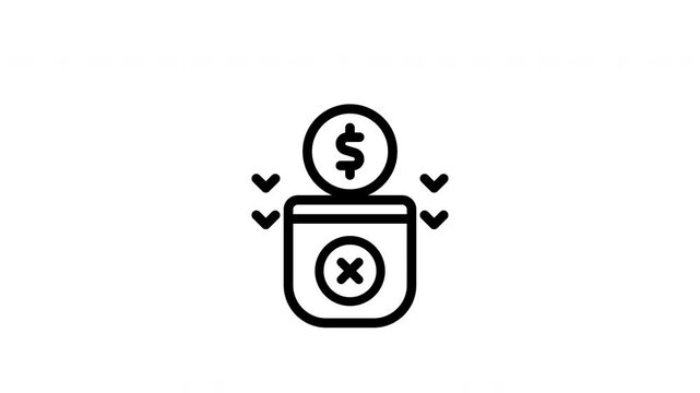 corruption minimalist stroke animation