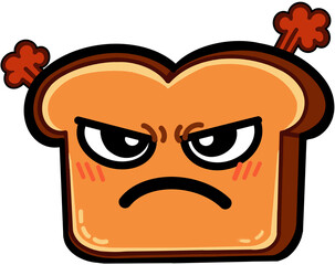 Fototapeta premium angry bread 