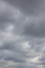 Fototapeta premium It is a sky full of dark clouds.