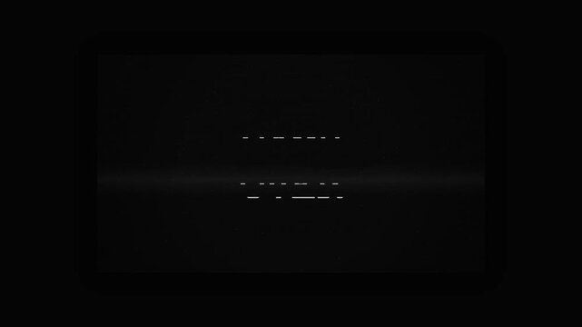 4K Retro Digital Glitch Effect with Distorted Game Over Text and Static Noise on Black Background