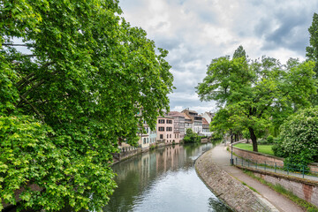 Fototapeta premium A view of Strasbourg's beautiful city center