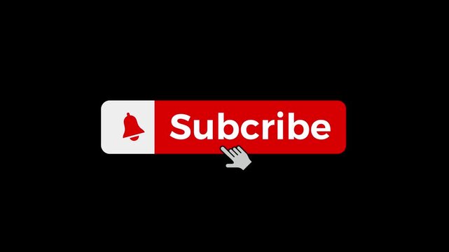 transparent animated video gif subscribe click button