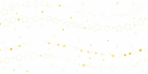 scattered golden stars on white background pattern decorative celestial sparkling astronomy cosmic ornament design graphic illustration © Titul