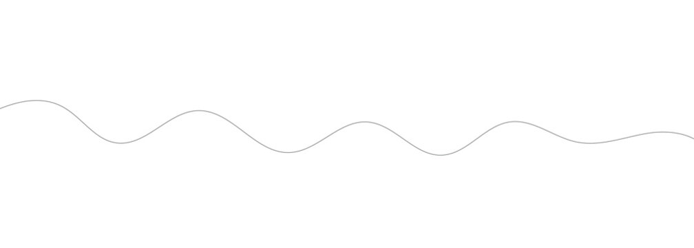Squiggle line design element. Seamless pattern decorative curve line in eps 10.Curly one Line. Squiggle wavy and decorative ornament in editable stroke.
