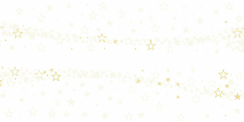 scattered golden stars on white background sparkling celestial astronomy cosmic pattern design ornament decoration festival holiday © Bebdas