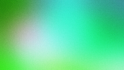 Abstract green gradient background with grainy texture © Bashar
