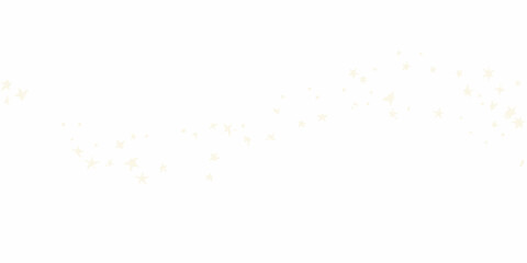 diagonal trail of scattered golden stars on white background star sparkle twinkle astronomy cosmic space pattern © PabanBiswas