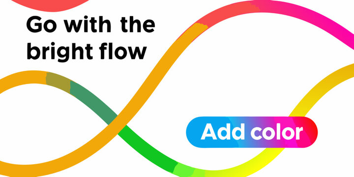 thick s shaped lines with gradient colors on white background s shaped graphic design modern abstract art