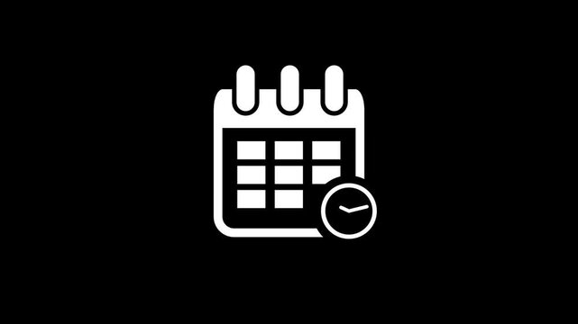 calendar icon with money sign.motion animation