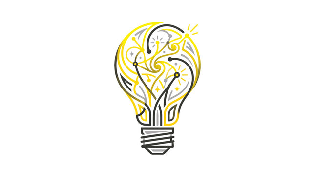 Light Bulb Idea Concept.