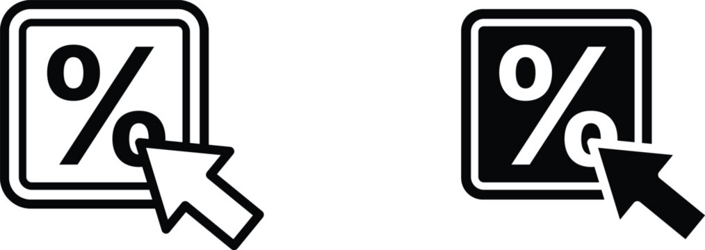 Click through rate icon for website projects