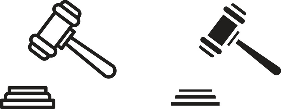 Gavel icon for website projects