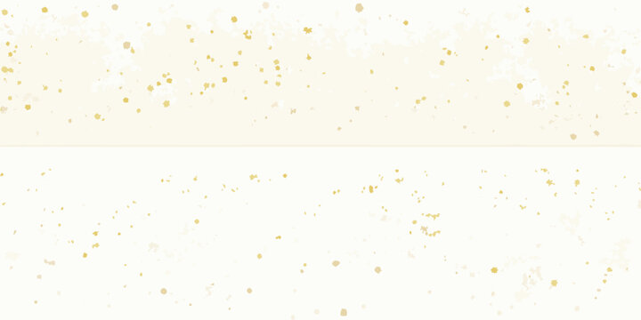 a festive header design with dense golden confetti on cream background scatter holiday celebration pattern vector illustration graphic element party event