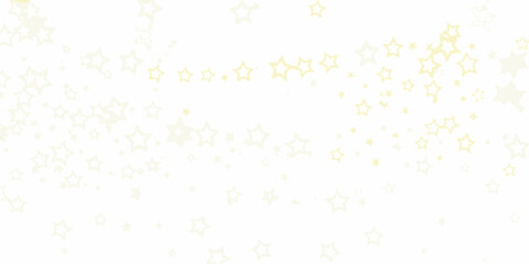 scattered golden stars on white background pattern vector illustration celestial sparkle decoration design graphic element icon symbol astronomy cosmic space ornament © Ranajit