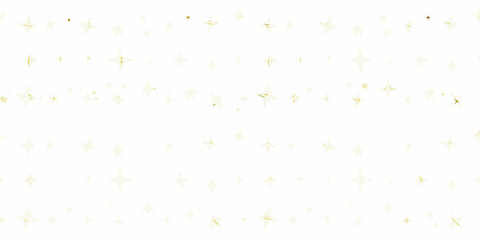 scattered golden stars on white background sparkling astronomy cosmic celestial pattern design ornament decoration graphic art illustration vector icon symbol space © Ranajit