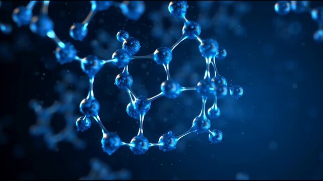 Molecular Structure Science Technology Concept.