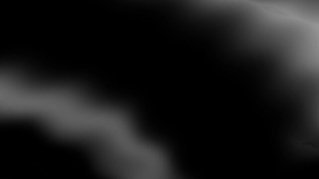 Abstract Black and White Smoke Wisps Flowing Gracefully.