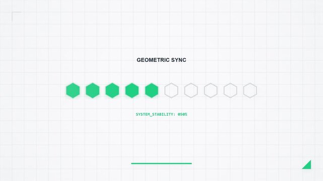 Geometric Sync Animation