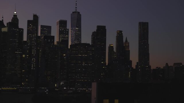 new york brooklyn urban skyline street lifestyle city lights downtown architecture