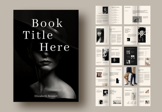 Book Title Layout Template