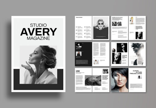 Portfolio Fashion Magazine Template