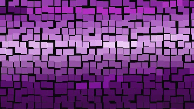 Purple cubes arranged in a grid pattern