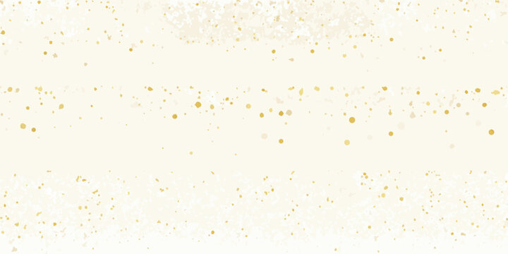 a festive header design with gold confetti on cream background scatter dots holiday celebration pattern vector illustration graphic artwork decoration sparkle