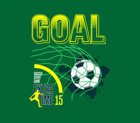 Soccer Design tee shirt © yvessurrection